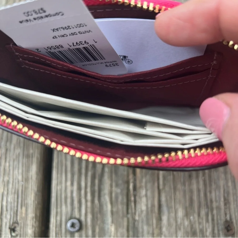 Coach Floral Print wristlet